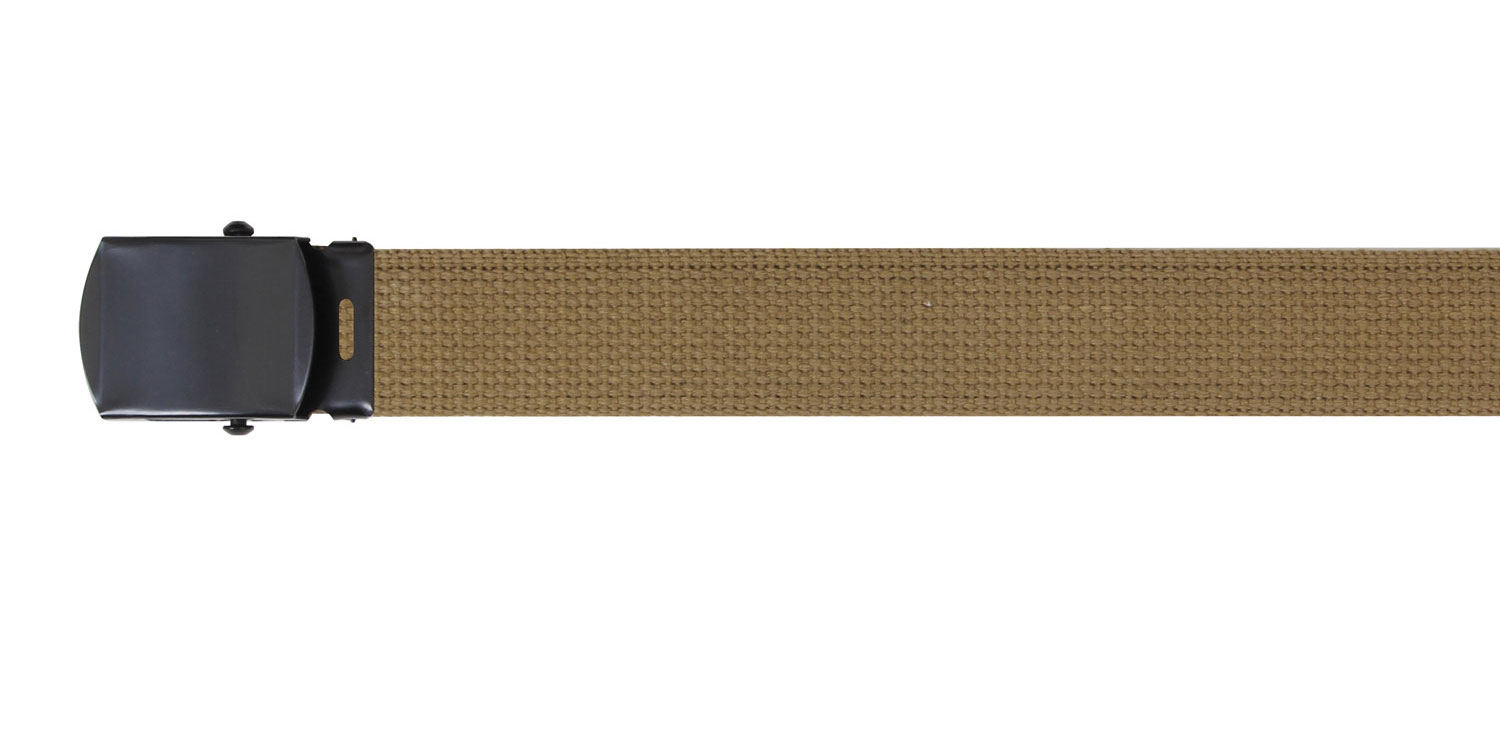 Rothco Web Belt With Buckle - Coyote Brown, 54 In