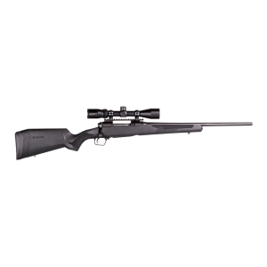 Savage Arms 110 Apex Hunter XP Bolt Action Rifle 25-06 Remington 24" Black Barrel Black Frame Black Field Stock with Vortex Crossfire II Scope