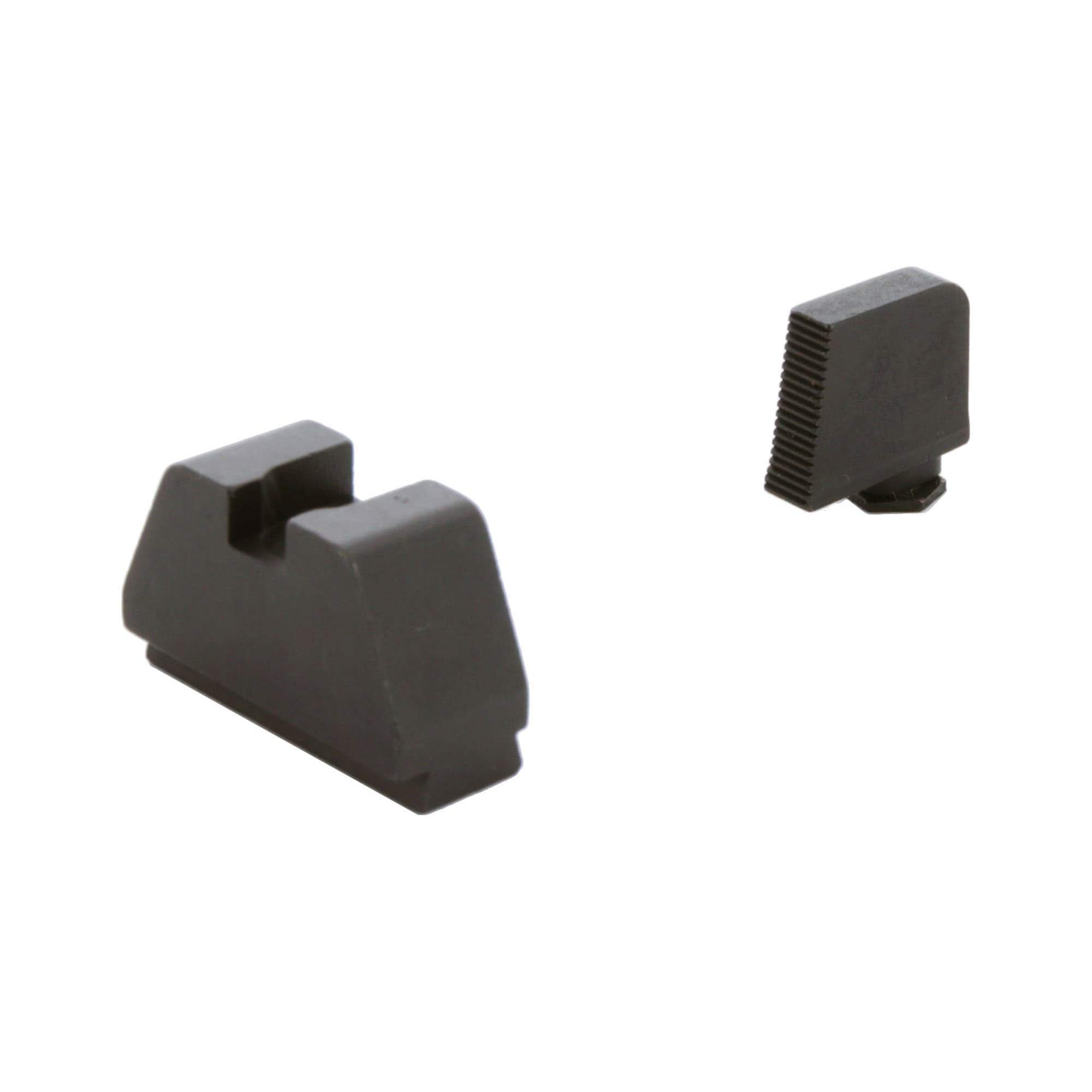 AmeriGlo 4XL Optic Compatible Sight, Serrated .385" Front, Flat Black .480" Rear, fits All Glocks