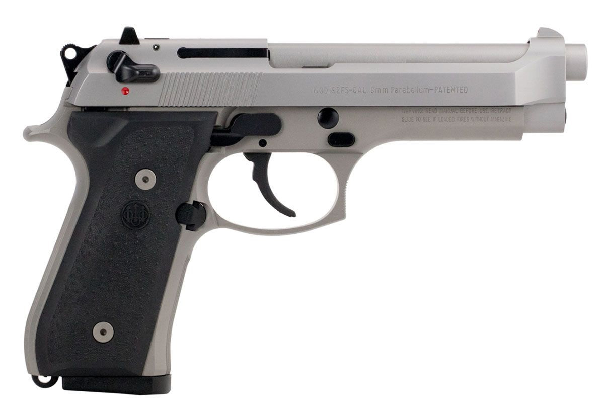 Beretta 92FS INOX 9mm Pistol - Double/Single Action