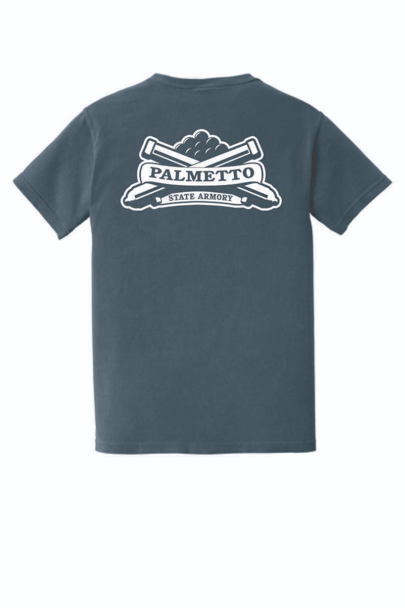 PSA Comfort Colors Pocket T-shirt, Denim - Small