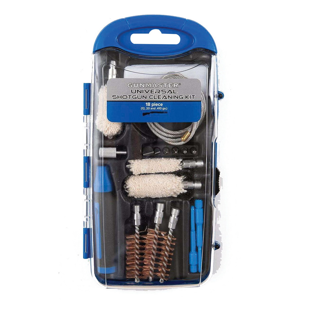 GunMaster 12 Gauge/20 Gauge/.410 Gauge 18-Piece Universal Shotgun Cleaning Kit
