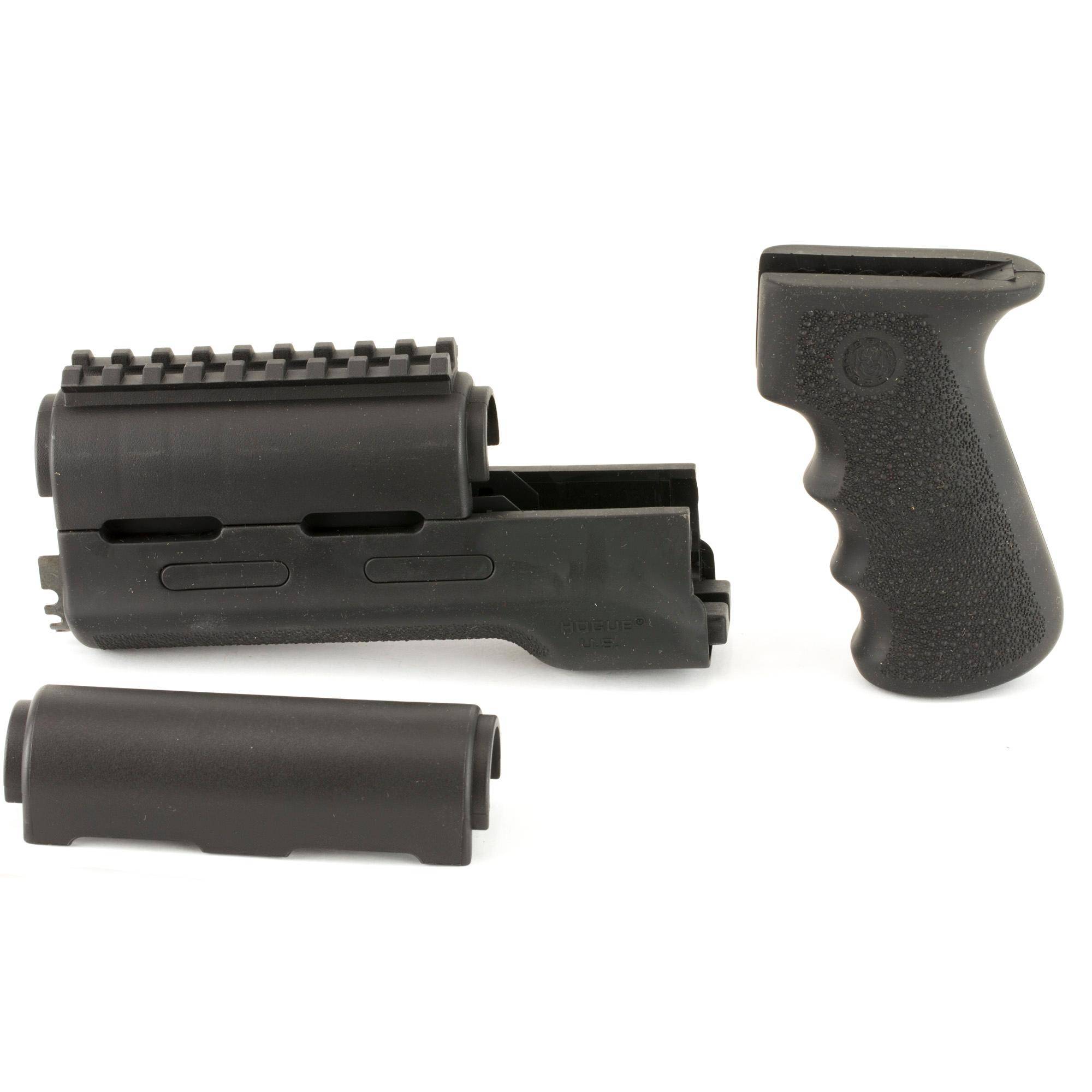 Hogue OverMolded Rifle Grip & Handguard Kit - AK-47/AK-74  Black