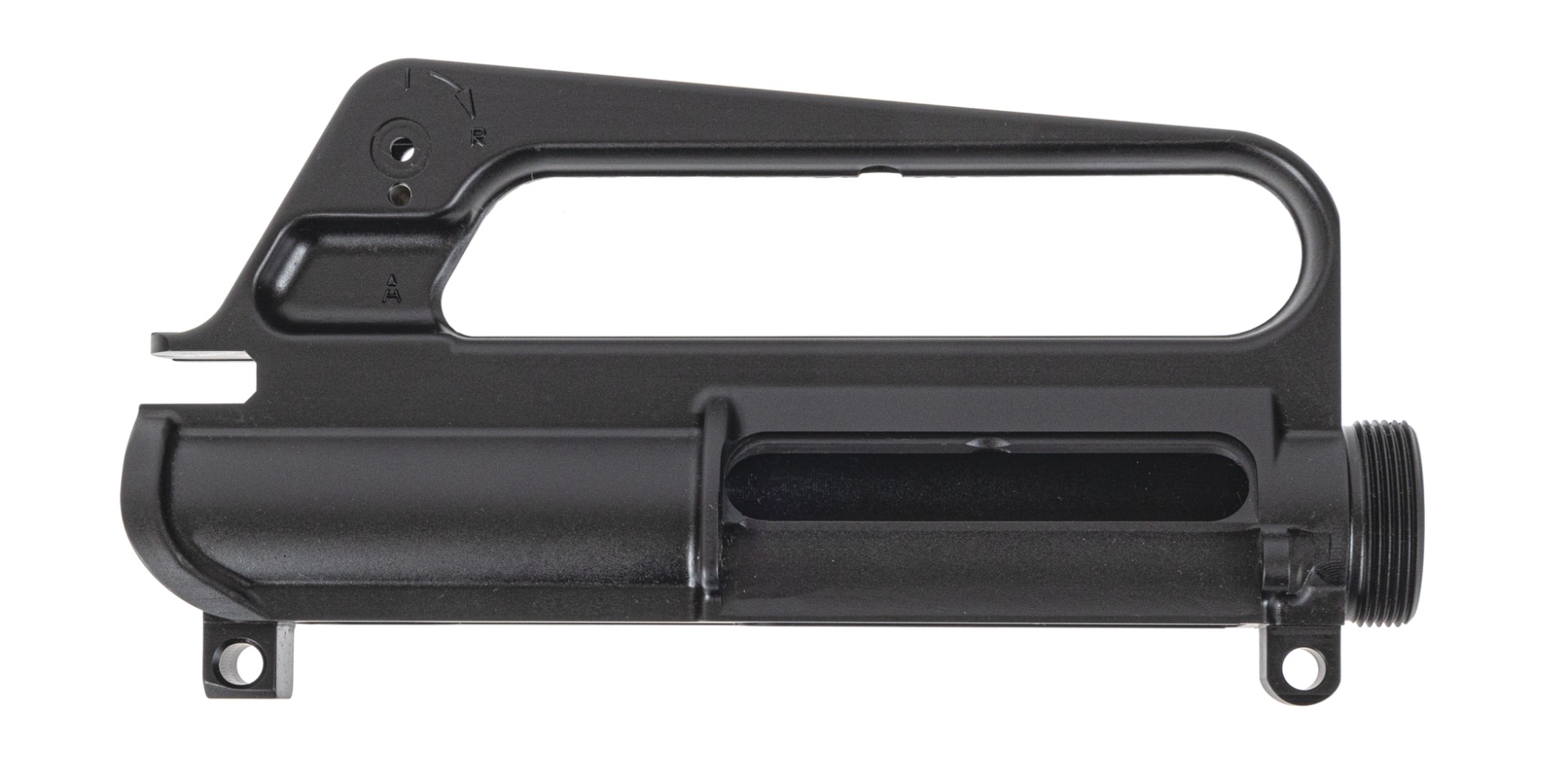 BLEM Harrington & Richardson Carry Handle, Slick Side, 9mm, Stripped Upper Receiver - Black