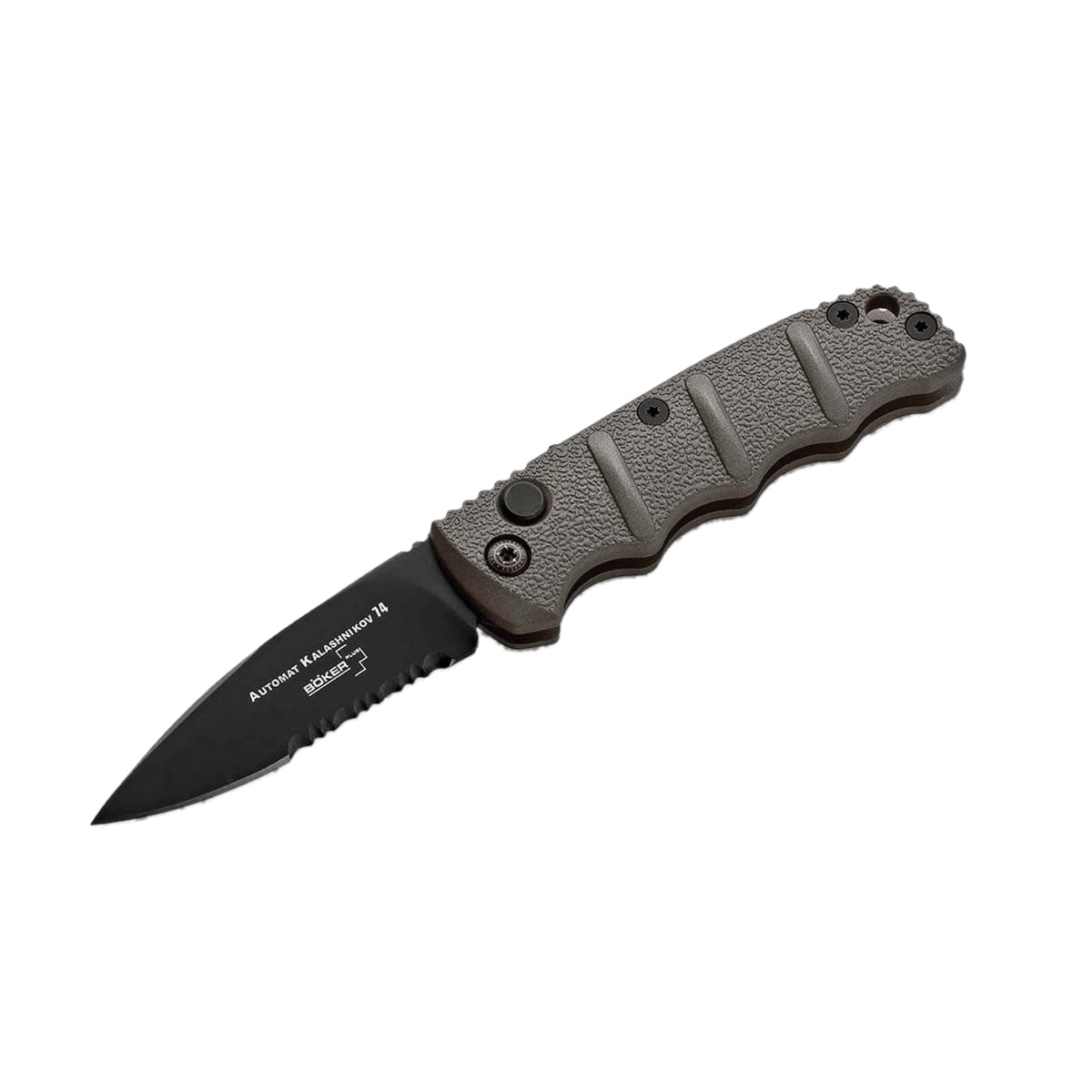 Boker Plus KALS Mini Auto/Folding Knife Drop Point, Black