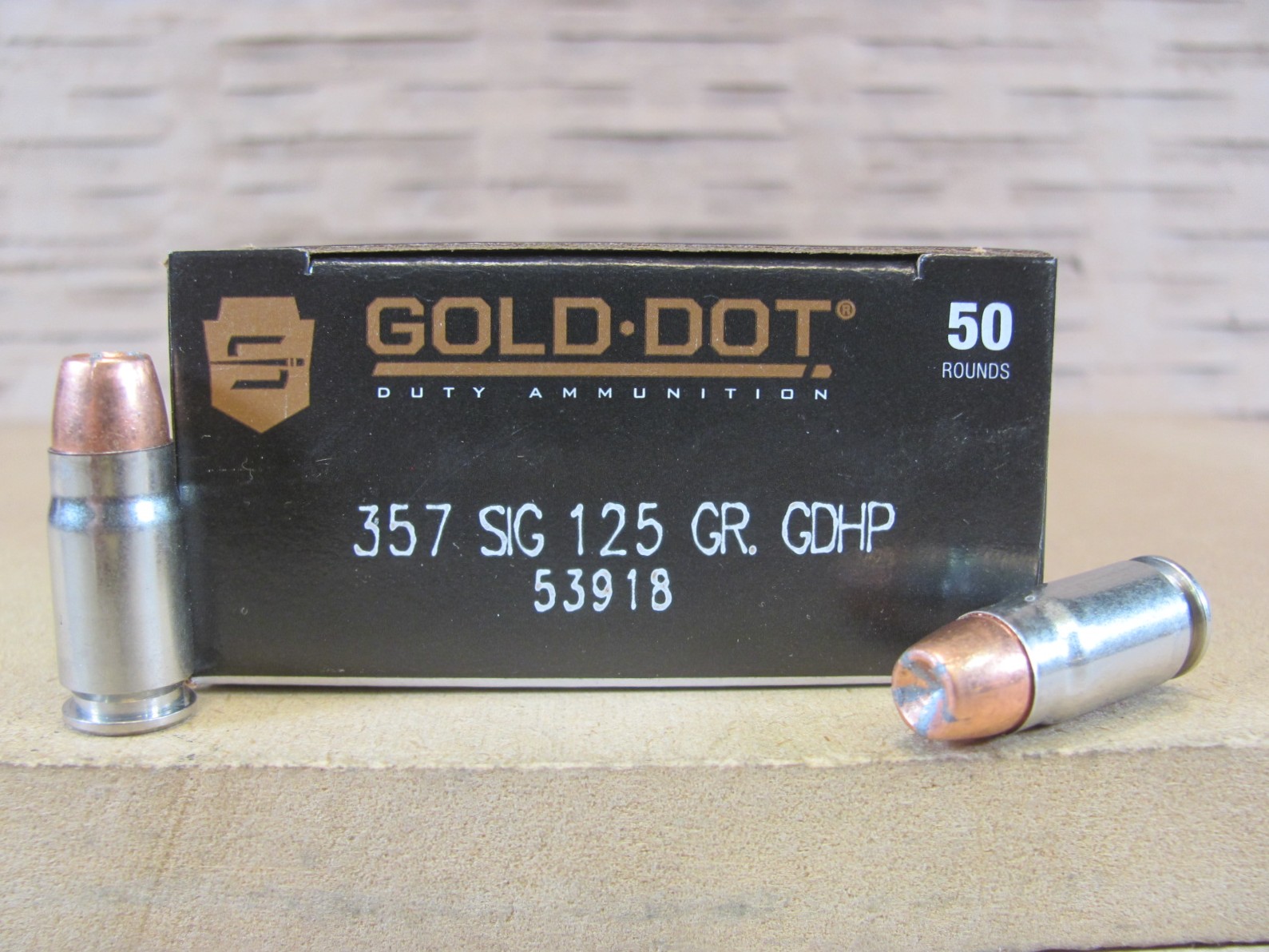 1000 Round Case – 357 Sig 125 Grain Speer Gold Dot LE GDHP Hollow Point Ammo – 53918