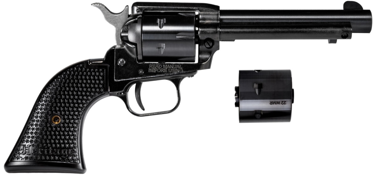 Heritage Manufacturing 22LR/22M BLUE 4.75" FS POLY 2 CYLINDERS