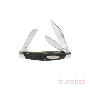 Buck - 301 Stockman - Black Valox - Stainless - 420HC - 2.75", 2", 2"