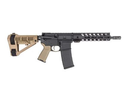 PSA 10.5" Carbine-Length 5.56 NATO Nitride 9" Lightweight M-Lok MOE EPT SBA4 Pistol, FDE