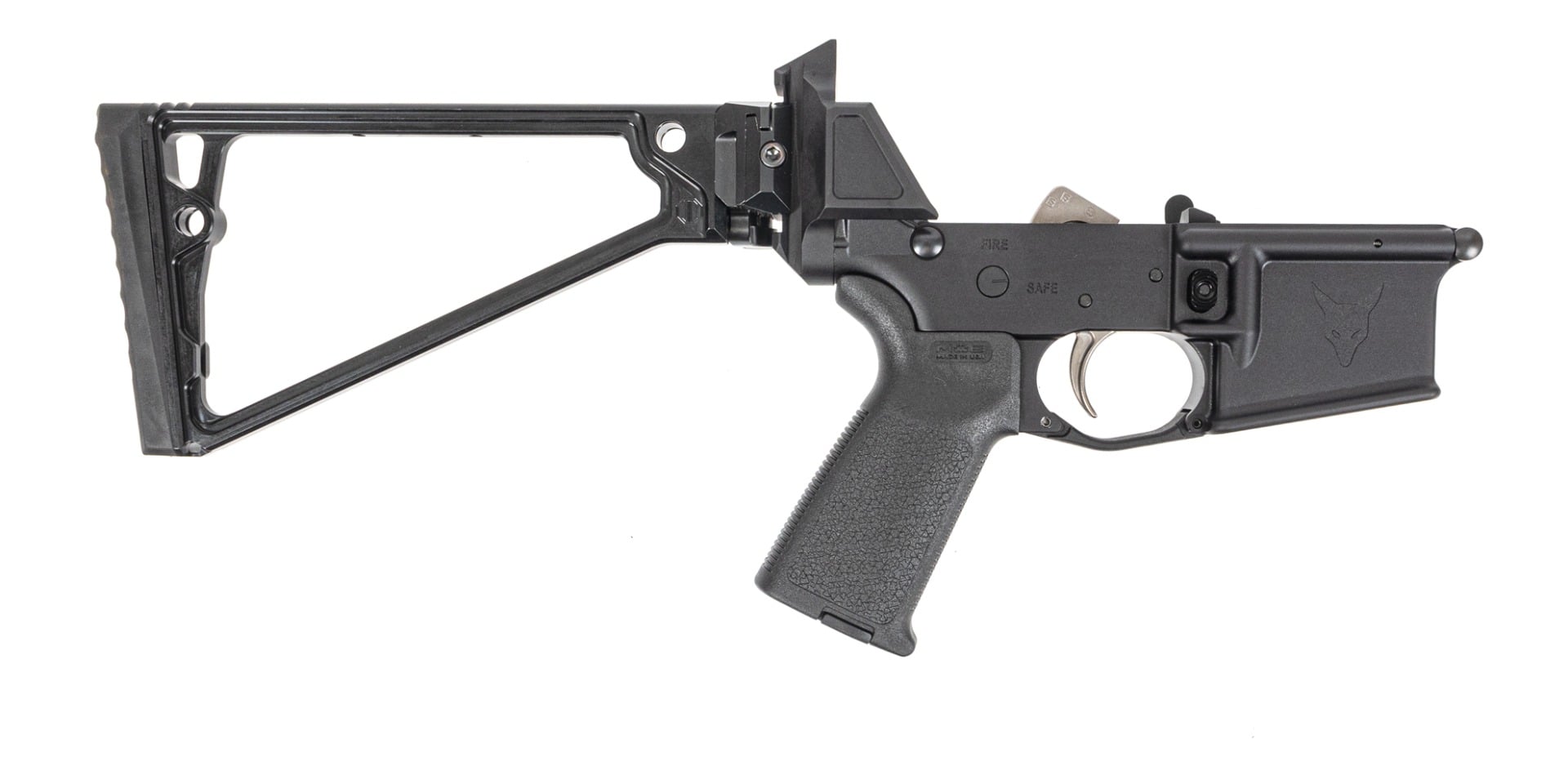PSA Complete JAKL Rifle Lower with Triangle Stock 5.56 NATO MOE EPT, Black