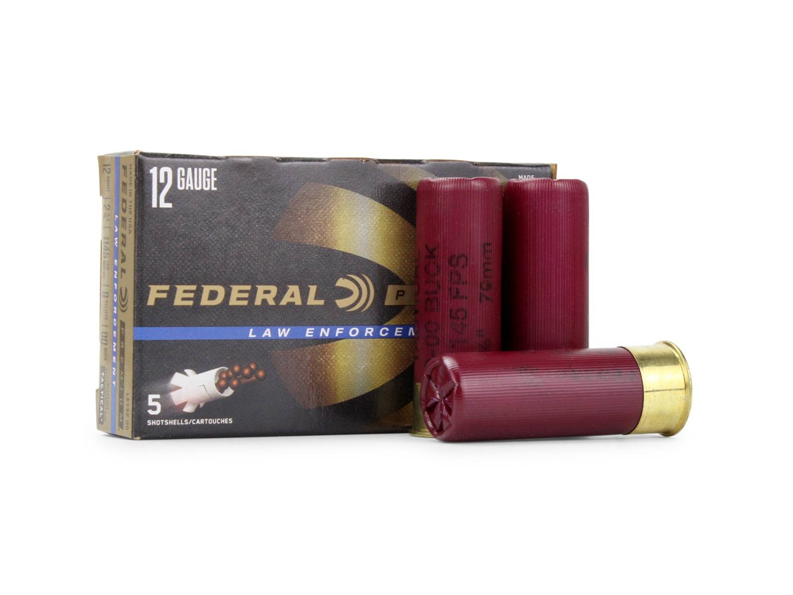 Federal Tactical 12 Ga Reduced-Recoil 2.75 FLITECONTROL 00 Buck Shot (Box)