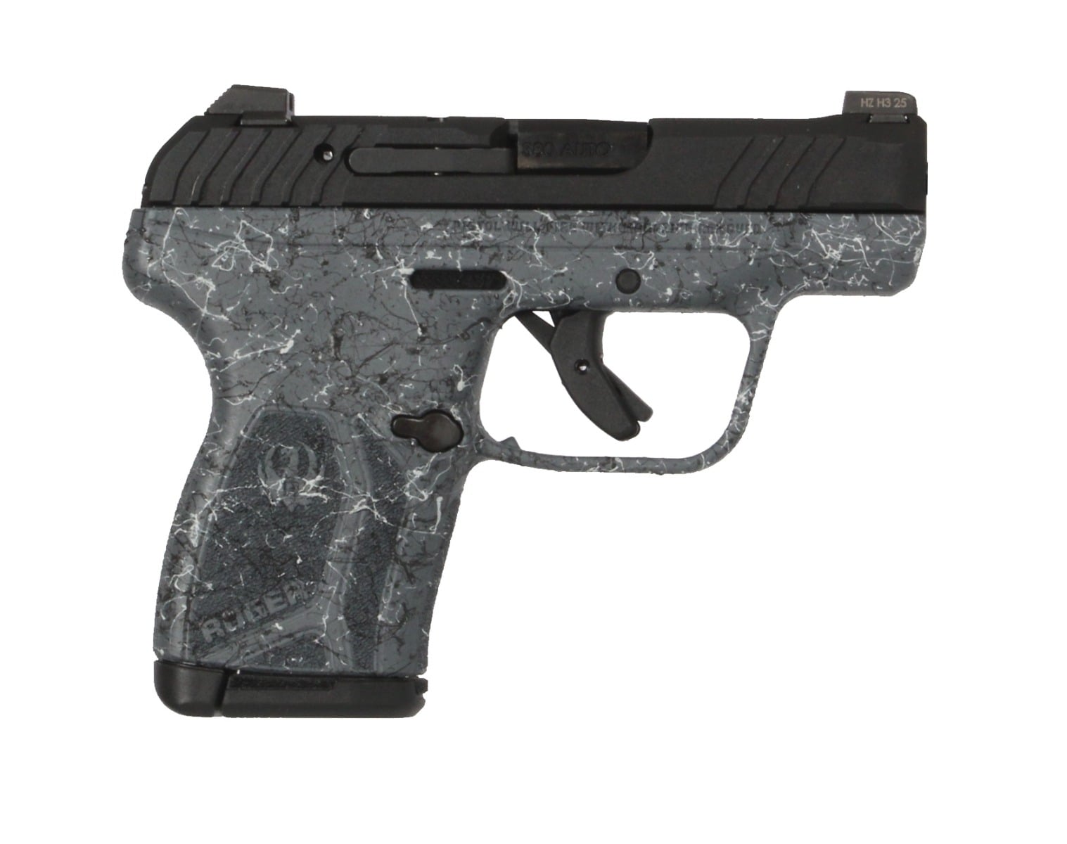 Ruger LCP Max Gray Splatter .380 ACP, (1)10rd Mag, 2.8" - RULCP-MAX-P-GRS