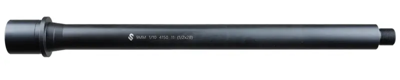 Lead Steel Llc LS9MM11.3-28 AR9 9mmLuger Straight Profile Black Nitride Chrome Moly Vanadium