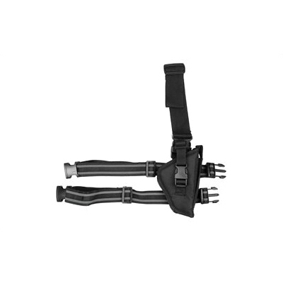 Bulldog Cases Pro Tactical Leg Holster, Fits Md/Lg Frame Auto Handgun RH, Black - WTAC 7R