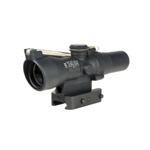Trijicon Compact ACOG 1.5x24 Rifle Scope Amber 8 MOA Triangle Reticle Illuminated Black w/ Mount