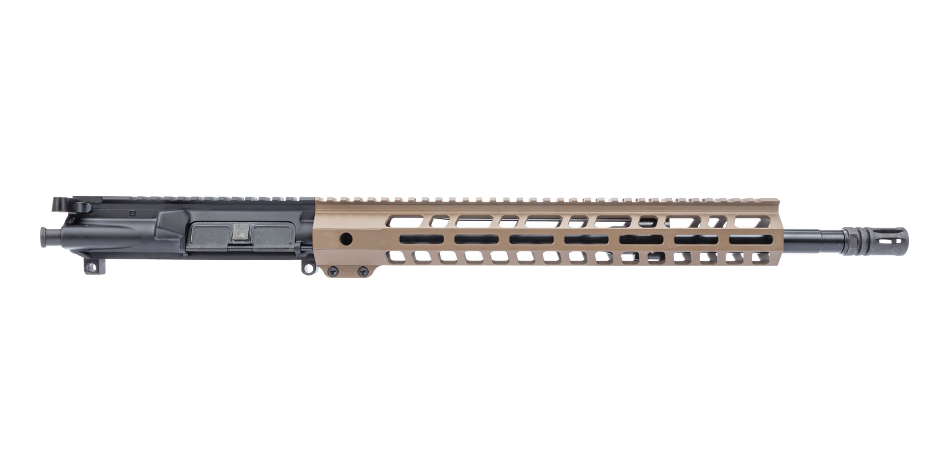PSA 16" Mid-Length 5.56 NATO 1:7 Nitride 13.5" Lightweight MLOK Upper w/ BCG & CH - FDE