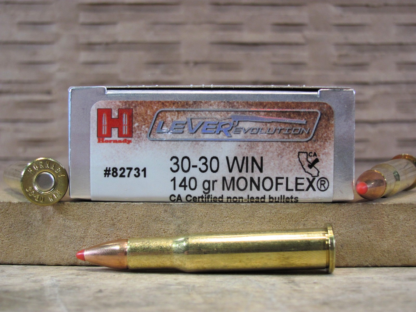 20 Round Box – 30-30 Win 140 Grain Monoflex Hornady Lever Evolution Ammo – 82731