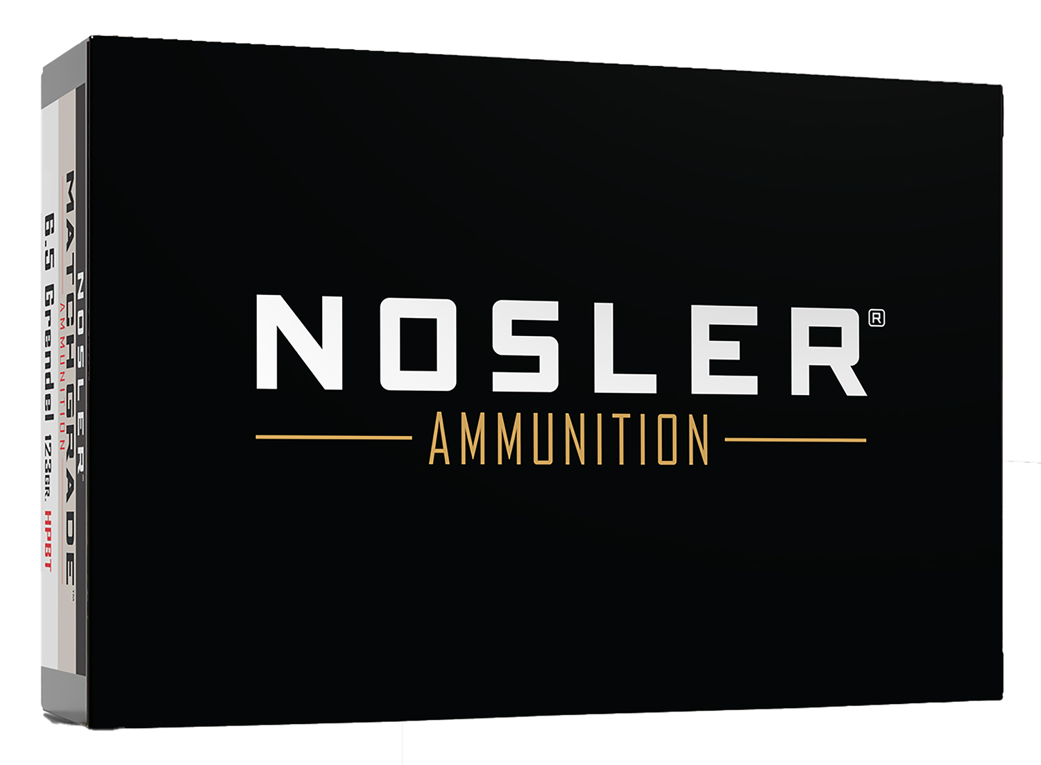 Nosler 44501 Match Grade 6.5Grendel 123gr Custom Competition Hollow Point Boat Tail 20 Per Box/10 Case