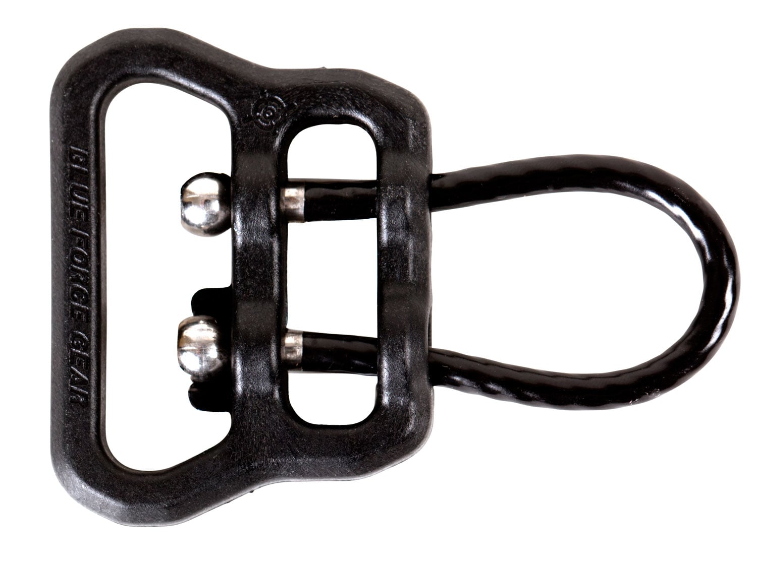 Blue Force Gear 1.25" Universal Sling Mount U-Loop, Nylon Coated Black - UWL-UL1-125-BK