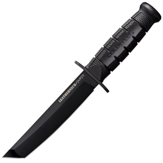 Cold Steel Leatherneck, Fixed Blade Knife, Tanto, Black - CS-39LSFCT