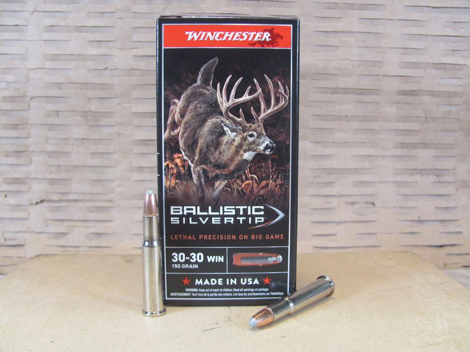 20 Round Box – 30-30 Win 150 Grain Winchester Ballistic Silvertip Ammo – SBST3030