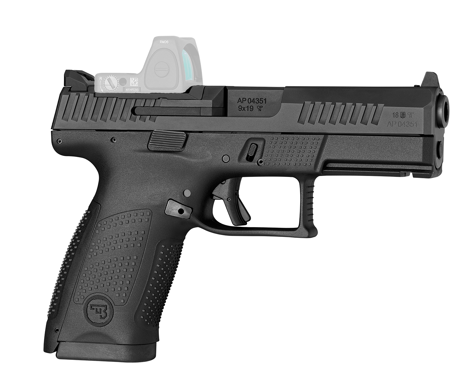 CZ-USA P-10C Optic Ready 9mm Pistol 4'' Barrel, Black