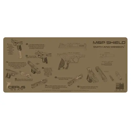 M SHIELD INSTRUCTIONAL PROMAT - COYOTE TAN
