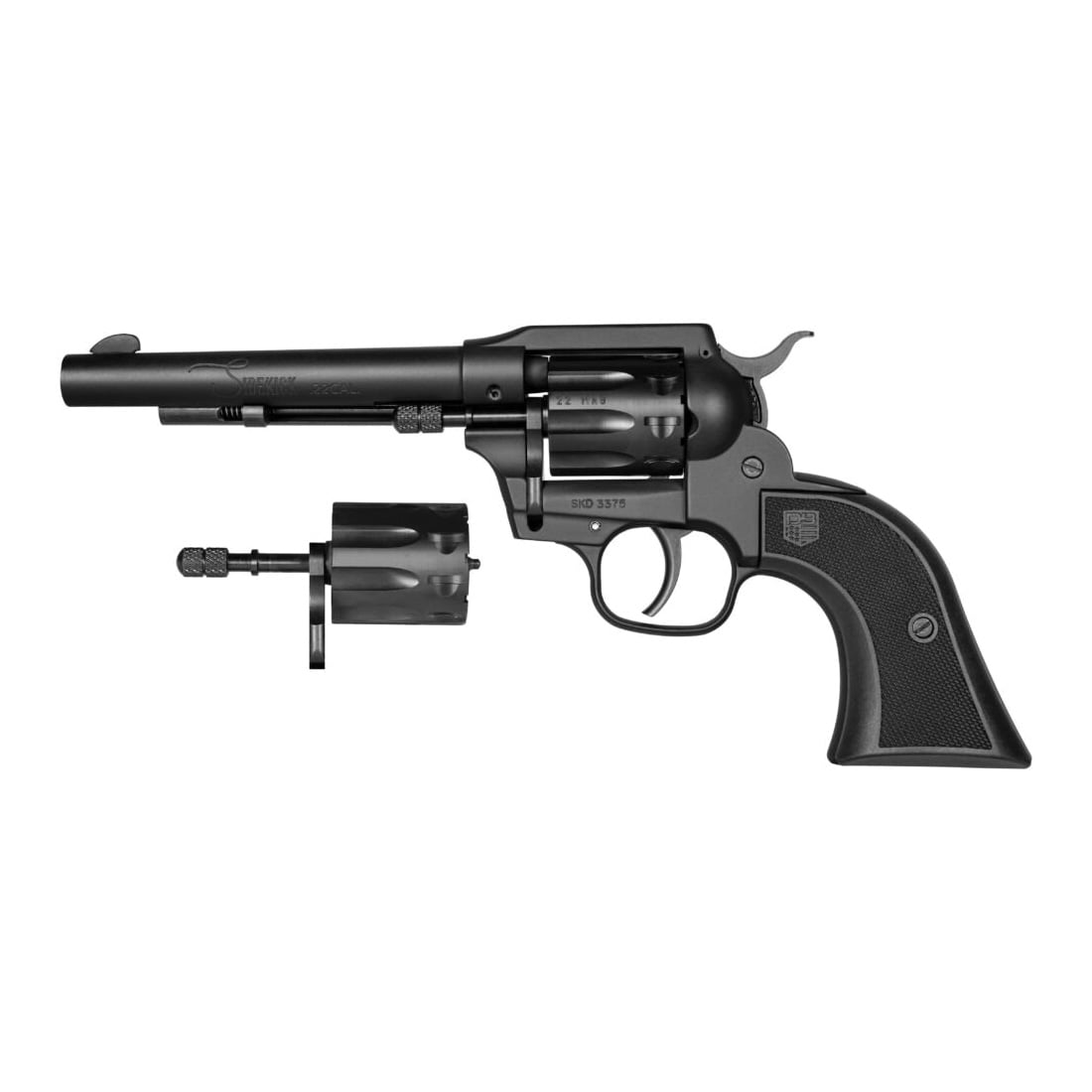 Diamondback Firearms Sidekick .22LR/.22 Magnum Revolver 5.50" 9rds, Black - DB053CA001