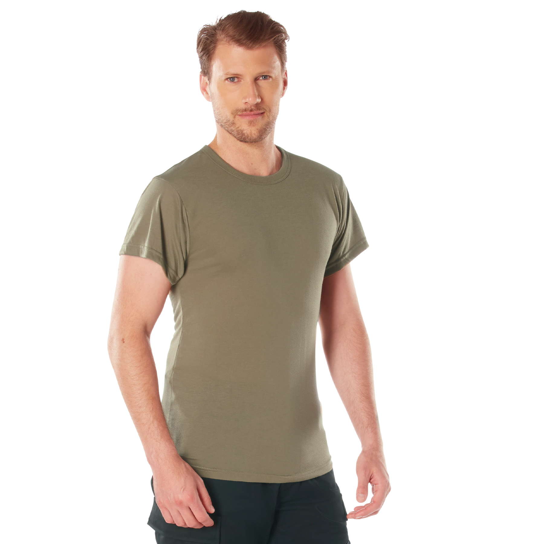 Rothco Moisture Wicking T-Shirts - Ar 670-1 Coyote Brown, Medium