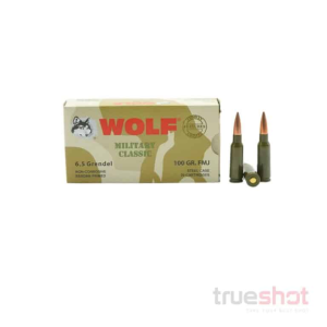 Wolf - Military Classic - 6.5 Grendel - 100 Grain - FMJ - Steel Case - 20