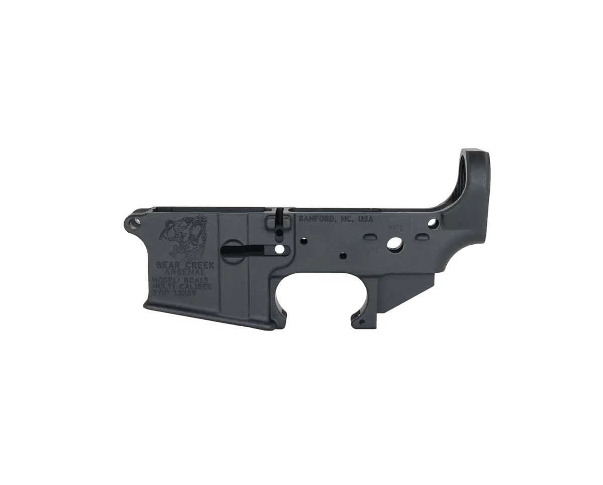BEAR CREEK ARSENAL 5.56 NATO AR-15 STRIPPED LOWER RECEIVER