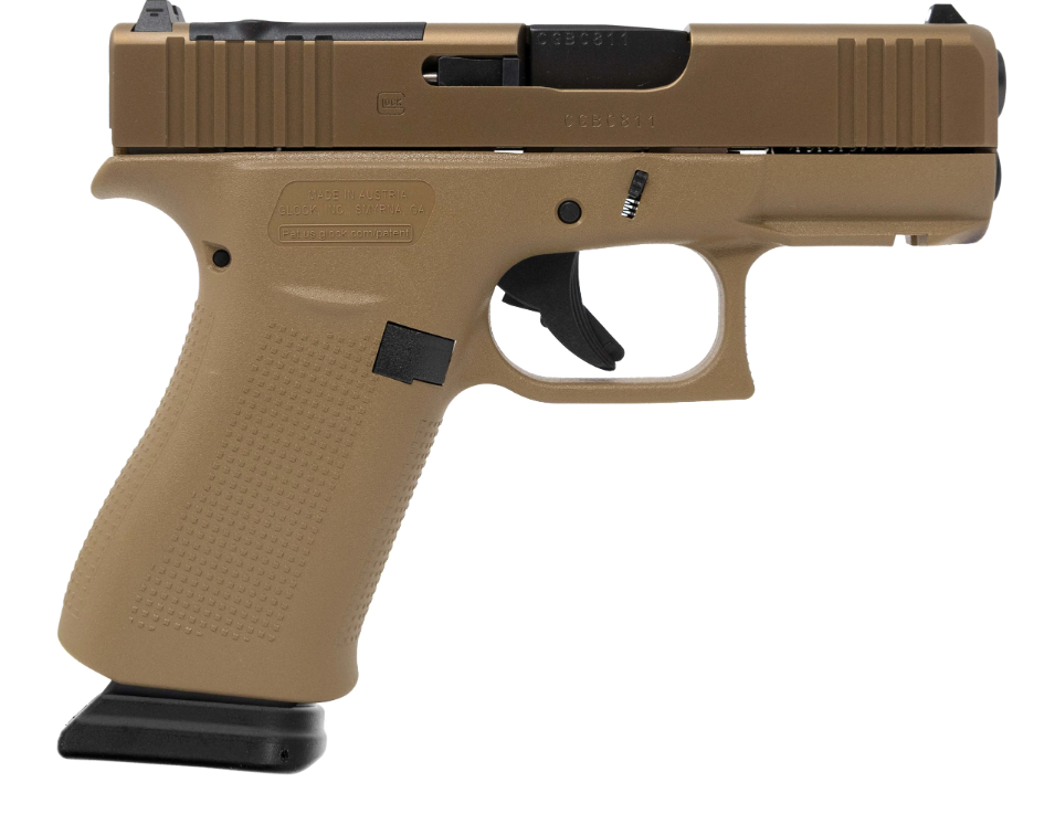 Glock 43X MOS Coyote 9mm 3.41" 15rd Semi-Auto Pistol - PX435Z203FRMOSK
