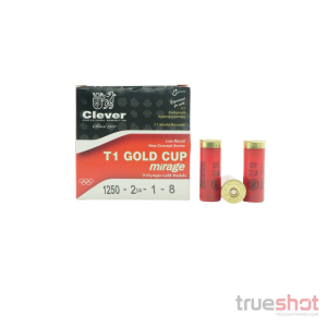 Clever - T1 Standard Target - 12 Gauge - #8 Shot - 2-3/4" - 1 oz. - 1250 FPS - 25 Rounds - 25
