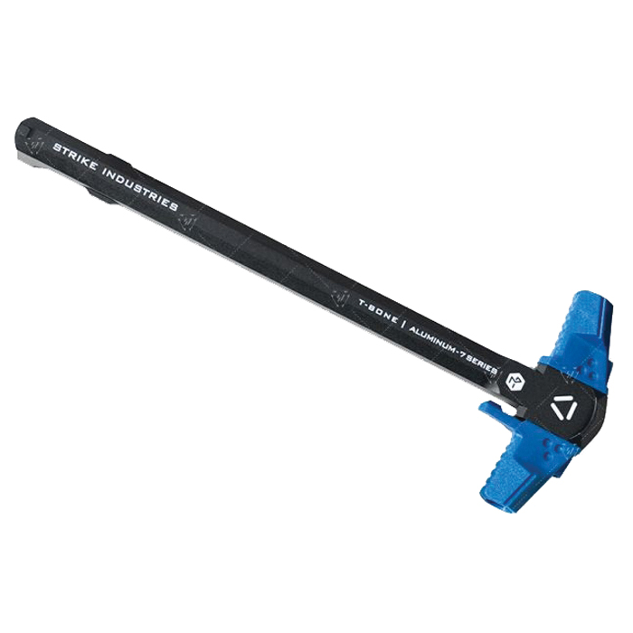 Strike Industries T-Bone Charging Handle for AR-15/M4/M16 Upper Receivers - SI-AR-TBCH-223-BK-BLU