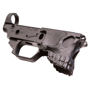 SHARPS BROS LLC SBLR03 The Jack Stripped Lower AR-15 Multi-Caliber Black Hardcoat Anodized