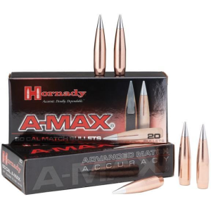 Hornady A-MAX Rifle Bullets .50 cal .510" 750 gr A-MAX 20/ct