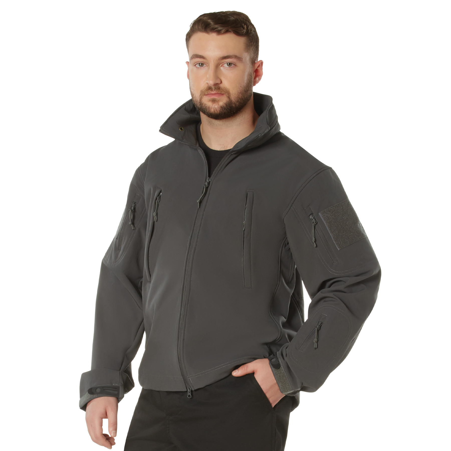 Rothco Special Ops Soft Shell Jacket - Gunmetal Grey, X-Large