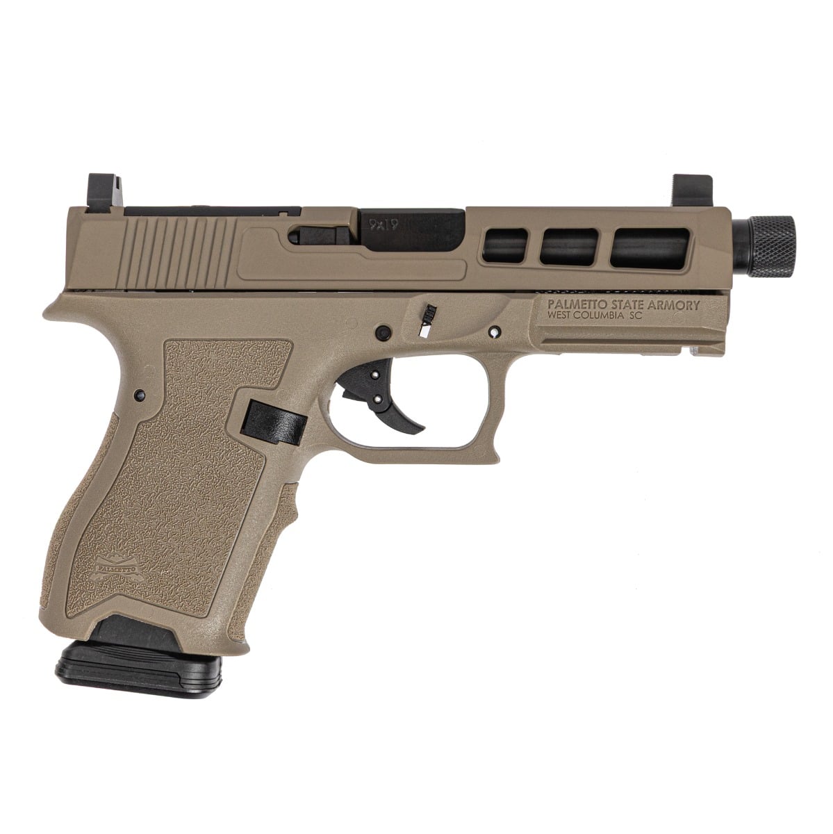 PSA Dagger Compact SW1 RMR Pistol With Threaded Barrel, FDE