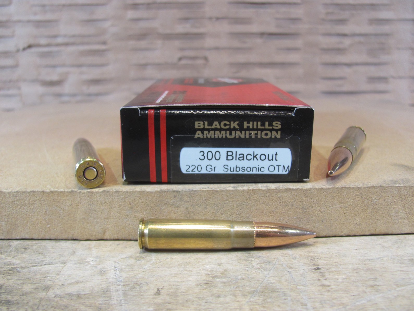 20 Round Box – 300 Blackout 220 Grain OTM Black Hills Ammo – D300WHISPERN2