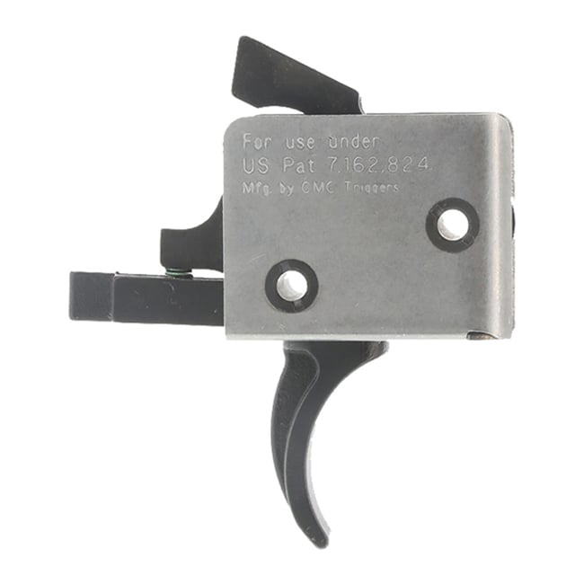 CMC Triggers AR-15 Match Grade Two Stage Curved Trigger 1LB/3LB, Matte Black - 91502
