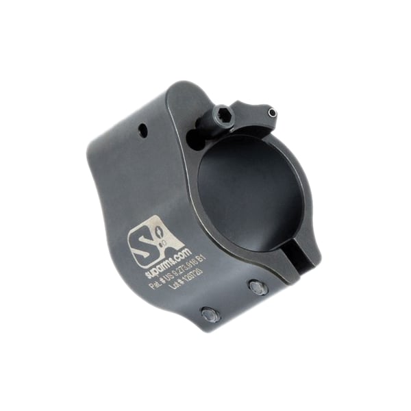 Superlative Arms Clamp-On Direct Impingement Adjustable Gas Block 0.75" x 1", Black