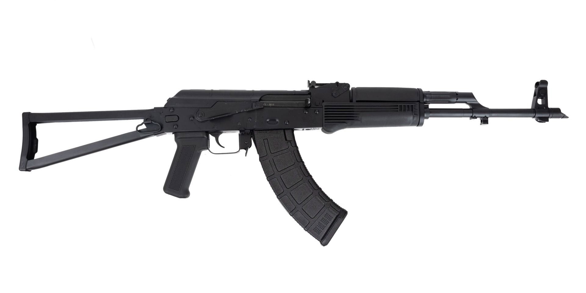 PSA AK-47 GF3 Forged Classic Triangle Side Folding Rifle, Black