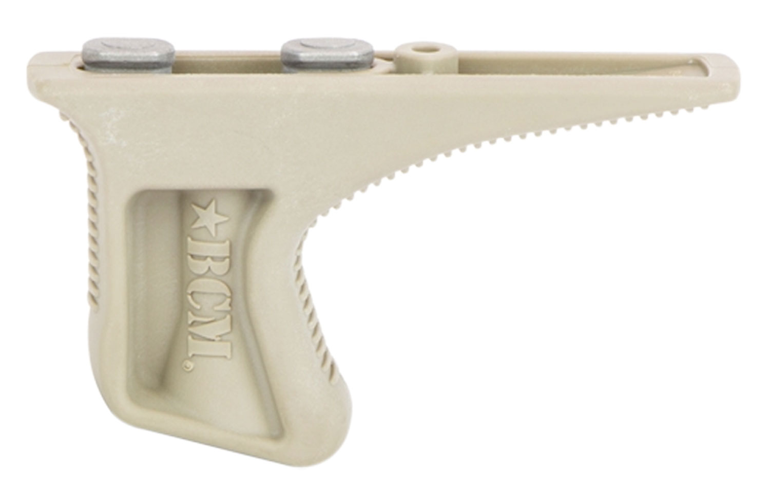 Bravo Company Mfg Angled Grip for AR-15 Rifle, Flat Dark Earth - BCM-KAG-KM-FDE
