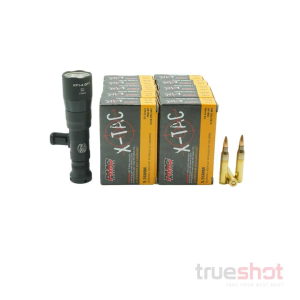 BUNDLE DEAL: Black Surefire M340DFT-Pro Turbo Rifle Light and 200 Rounds of Ammo - PMC 5.56 55 Grain