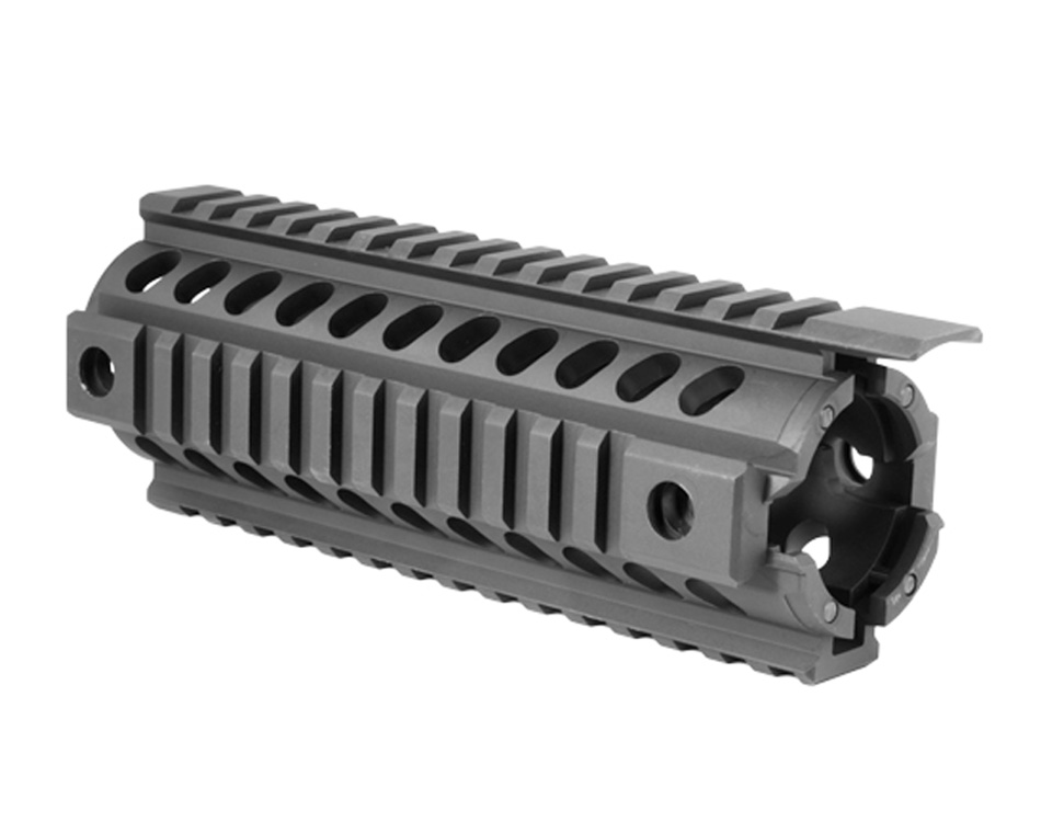MFT Tekko Metal AR Carbine 7"Drop-In Integrated Rail System, Black  TMARCIRS