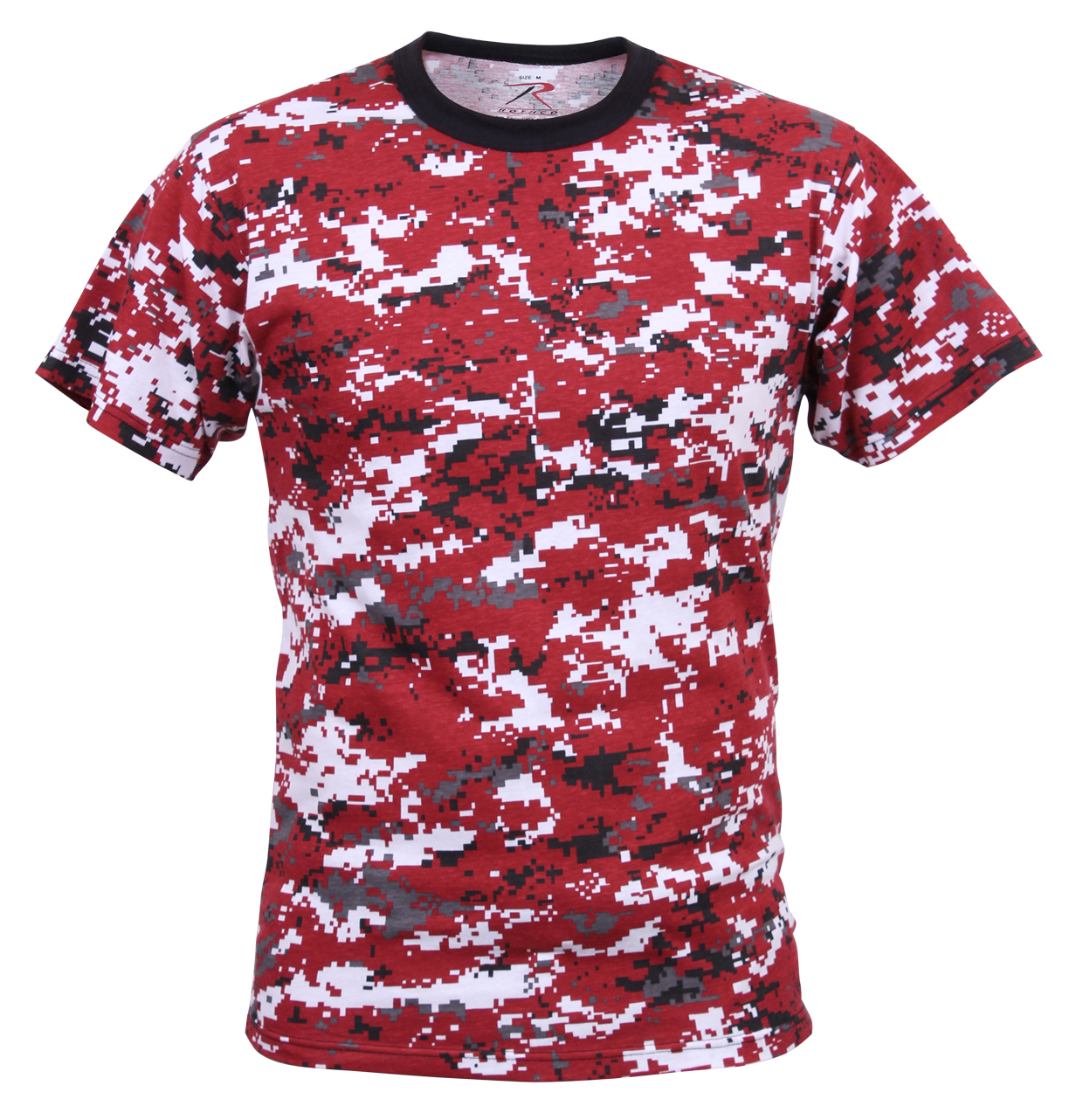 Rothco Digital Camo T-Shirt - Red Digital Camo, Small