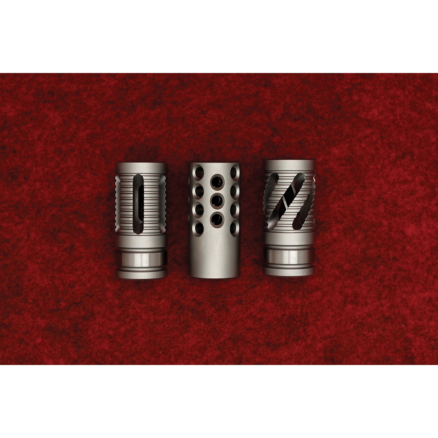 KIDD 0.92" Muzzle Brake 1/2-28, Silver