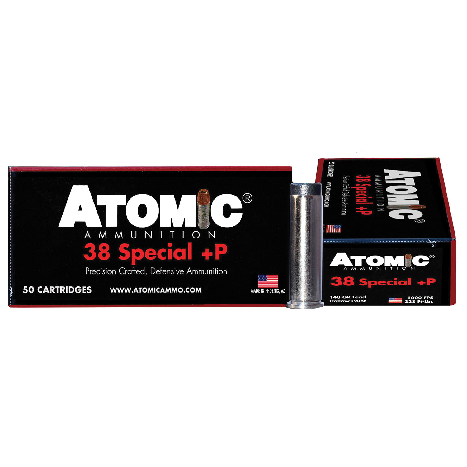 Atomic Ammunition Precision Craft .38 Special 148 gr  LHP - 50rds - 00419