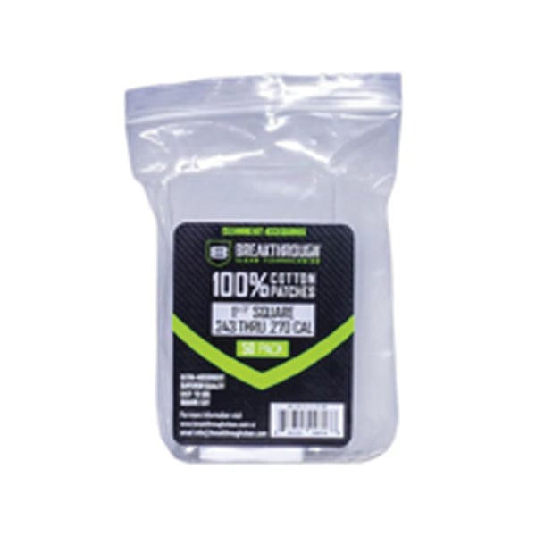Breakthrough Clean 100% Cotton Square Patches 1.50" x 1.50", White - BT-CP-S-1-1/2-50