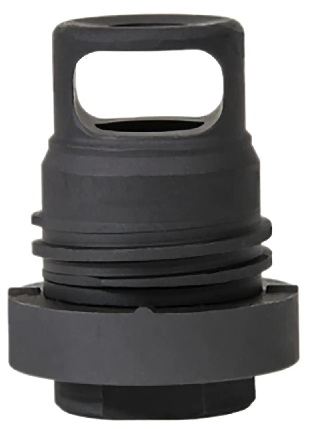 Yankee Hill 3102-1MB-28A Mini Phantom Q.D. Muzzle Brake Black Melonite Steel with 1/2"-28 tpi Threads 1.60" OAL for 5.56x45mm NATO AR-Platform